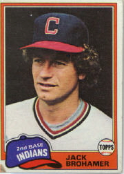 1981 Topps Baseball Cards      462     Jack Brohamer